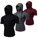Camisetas Dry Fit com Capuz -